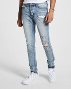 Mens Van Winkle Sexe Drogue Skinny Denim Jeans - Denim