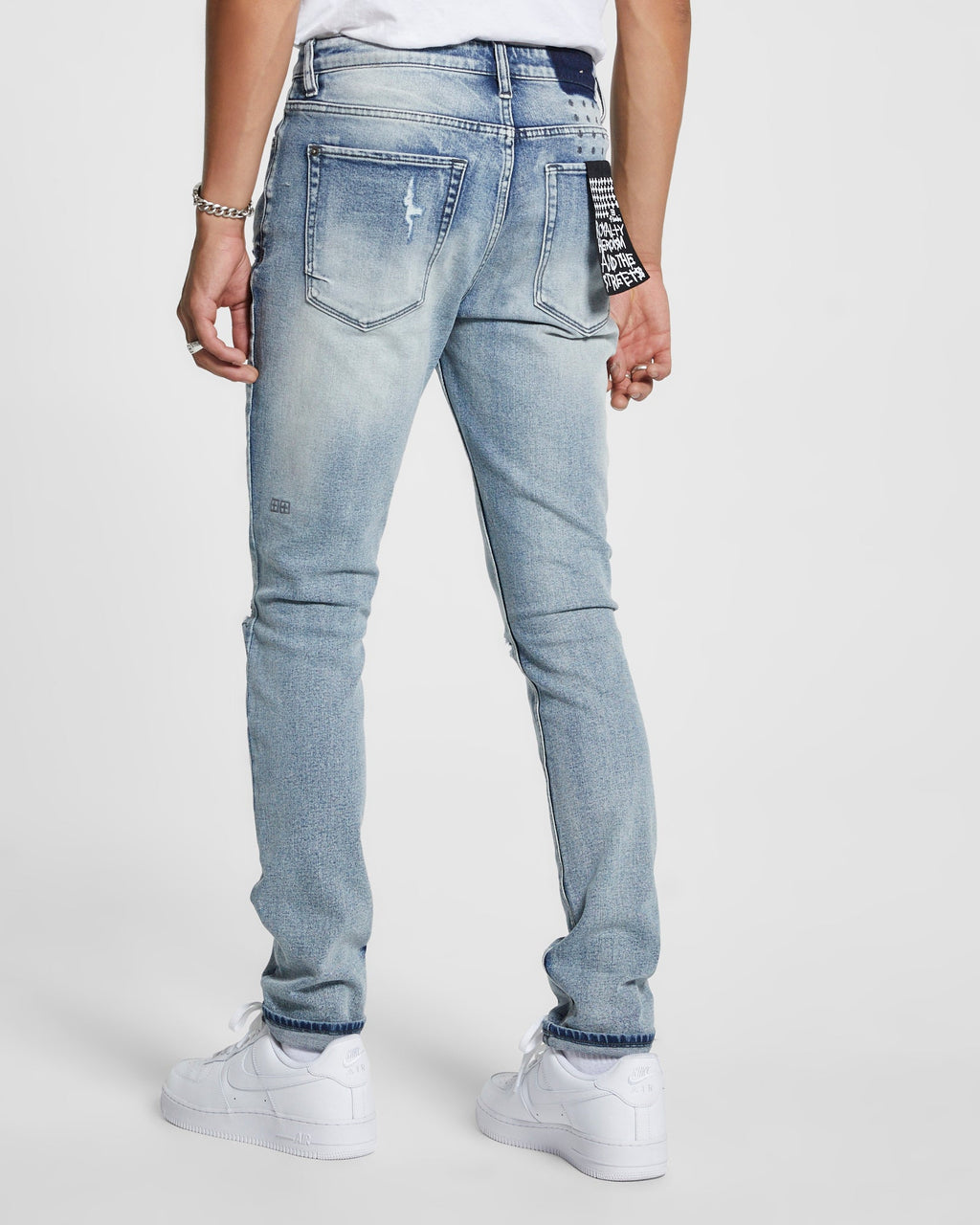 Mens Van Winkle Sexe Drogue Skinny Denim Jeans - Denim