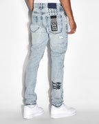 Mens Van Winkle Pixel Oktane Skinny Denim Jeans - Denim