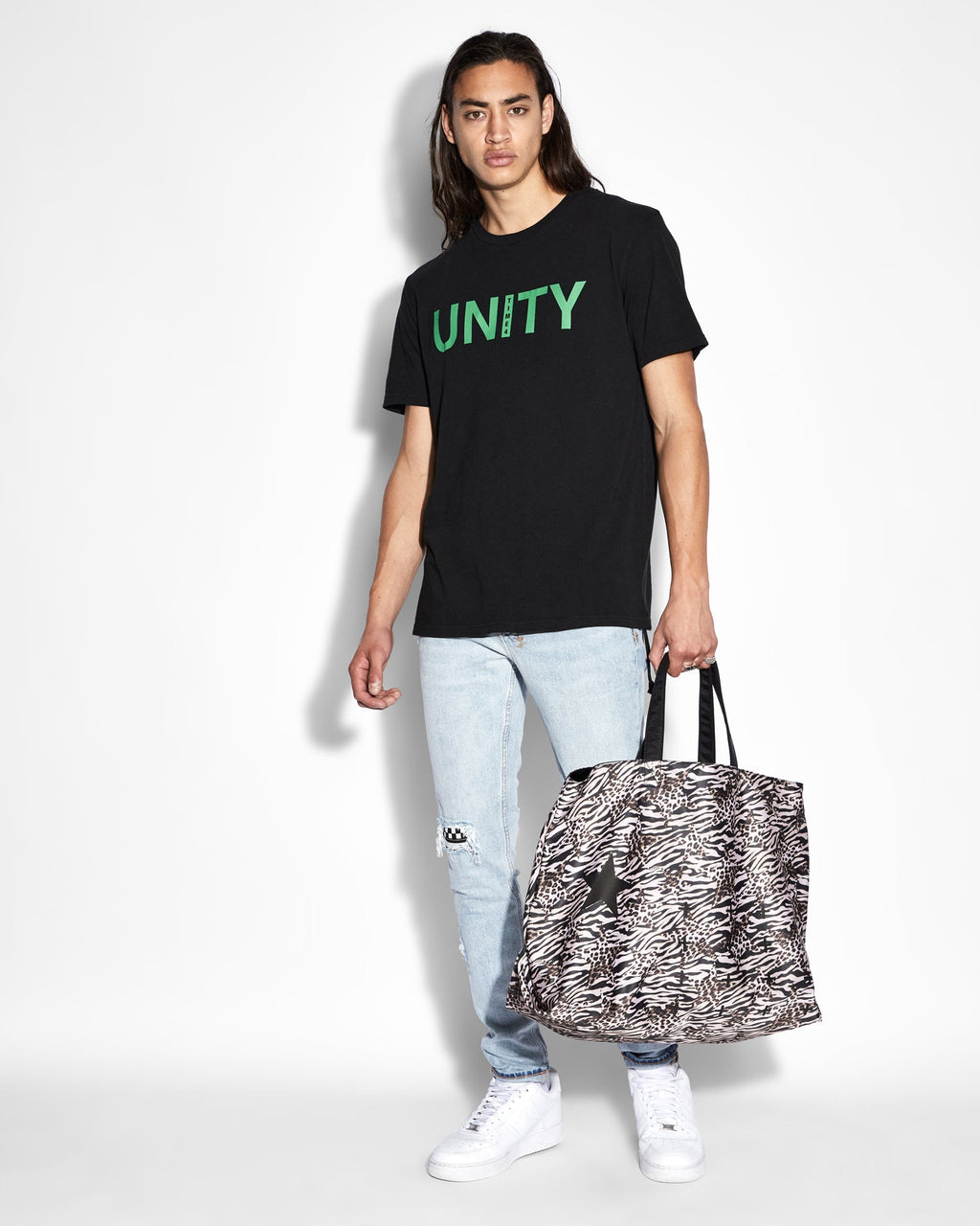 Zoo Nylon Tote Bags - Multi Colour