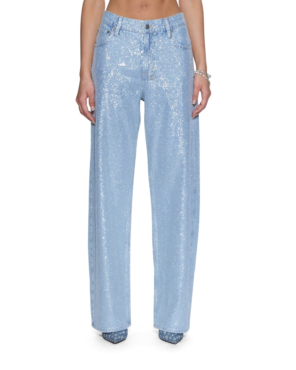 WOMENS EMPIRE JEAN HIGH ROLLERS DENIM JEANS