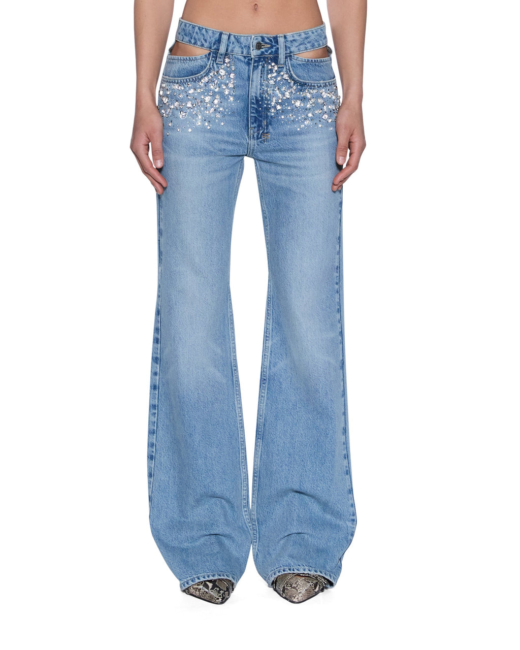 WOMENS FRONTIER SOHO KULTURE KRYSTAL DENIM JEANS