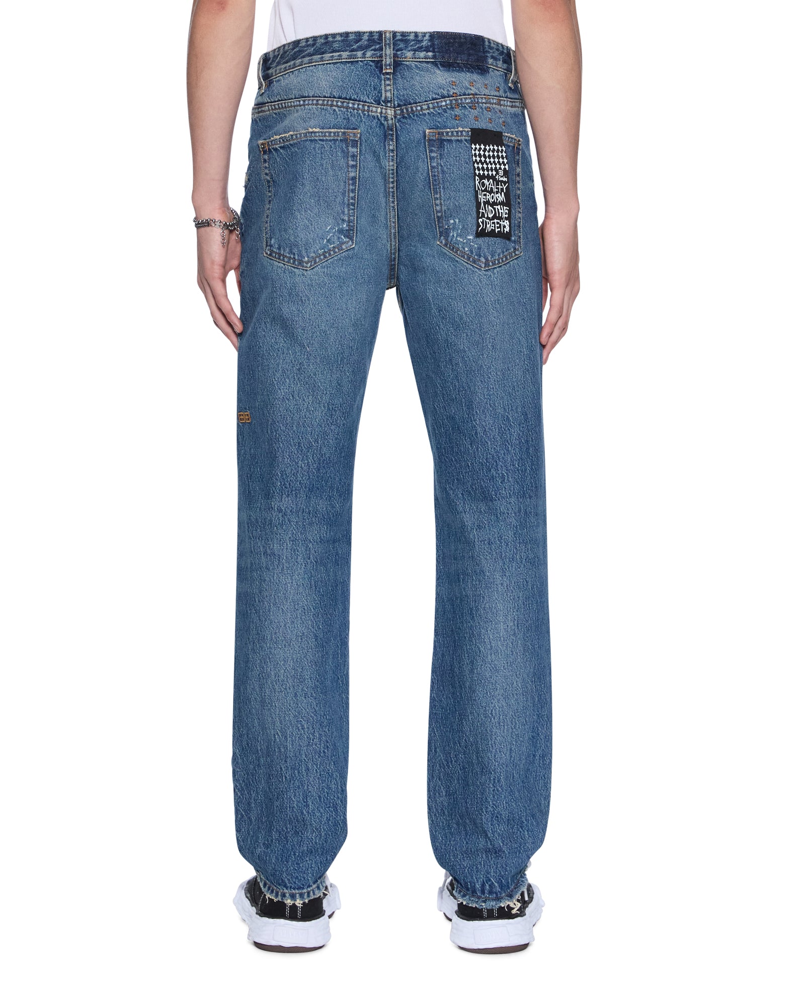 MENS  HAZLOW RELIK STRAIGHT DENIM JEANS