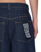 WOMENS KSUPER CUFFED MYSTIC RINSE DENIM JEANS