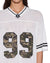 WOMENS  DERBY BOYFRIEND SS JERSEY CAMO SHELL RELAXED TEES