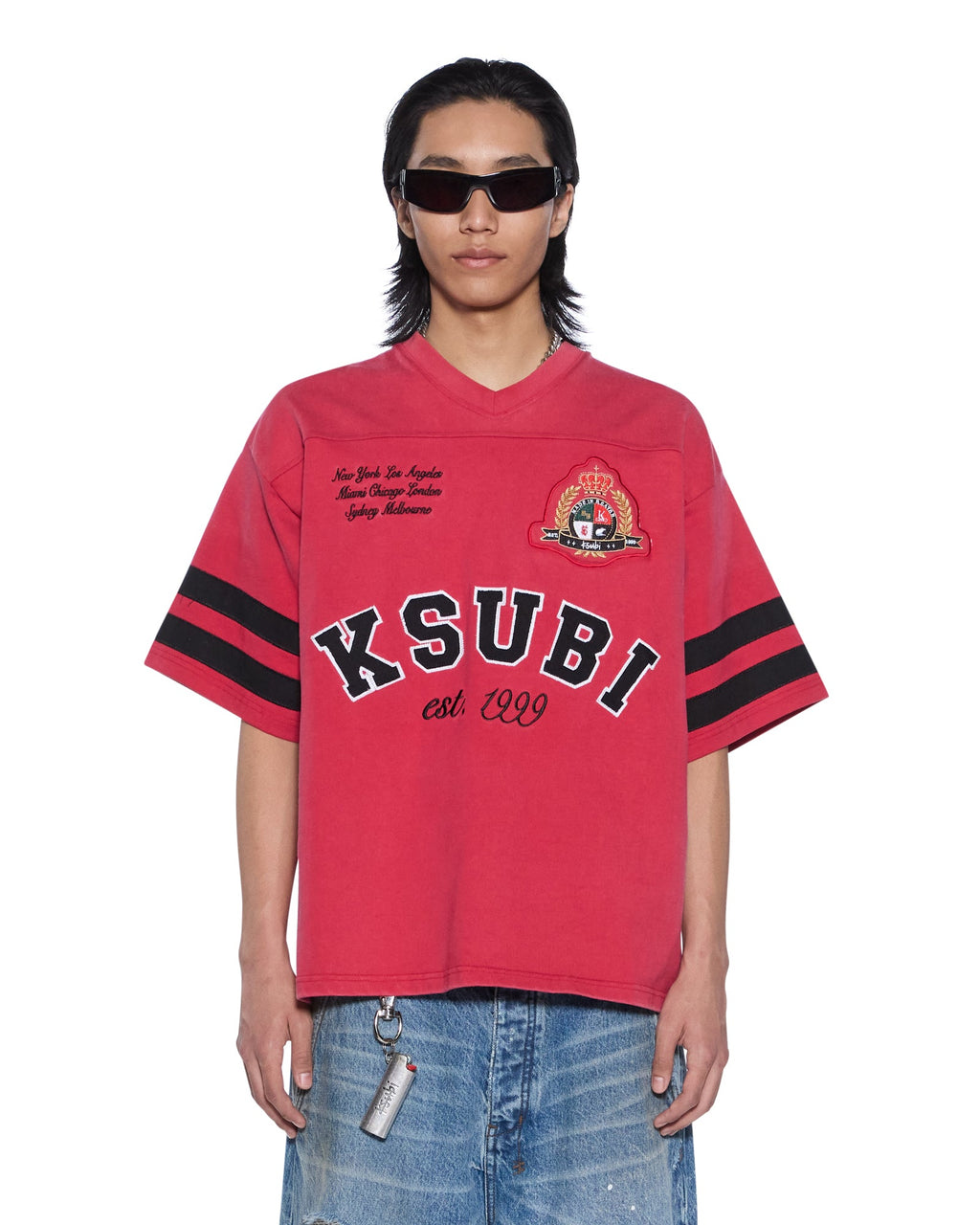 MENS DUKE SS JERSEY CRIMSON TEES
