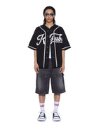 MENS OUTFIELD SS JERSEY BLACK FASHION TOPS