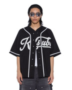 MENS OUTFIELD SS JERSEY BLACK FASHION TOPS