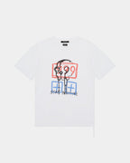 Mens Juice Wrld Kash Ss Tee Vintage White Regular Fleece - White