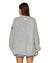WOMENS  COSY KNIT LIGHT GREY REGULAR KNITWEAR