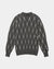 MENS  DIAMOND DOLLAR KNIT CREW GREY REGULAR KNITWEAR