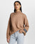 OVERSIZED KNIT BROWN SUGAR