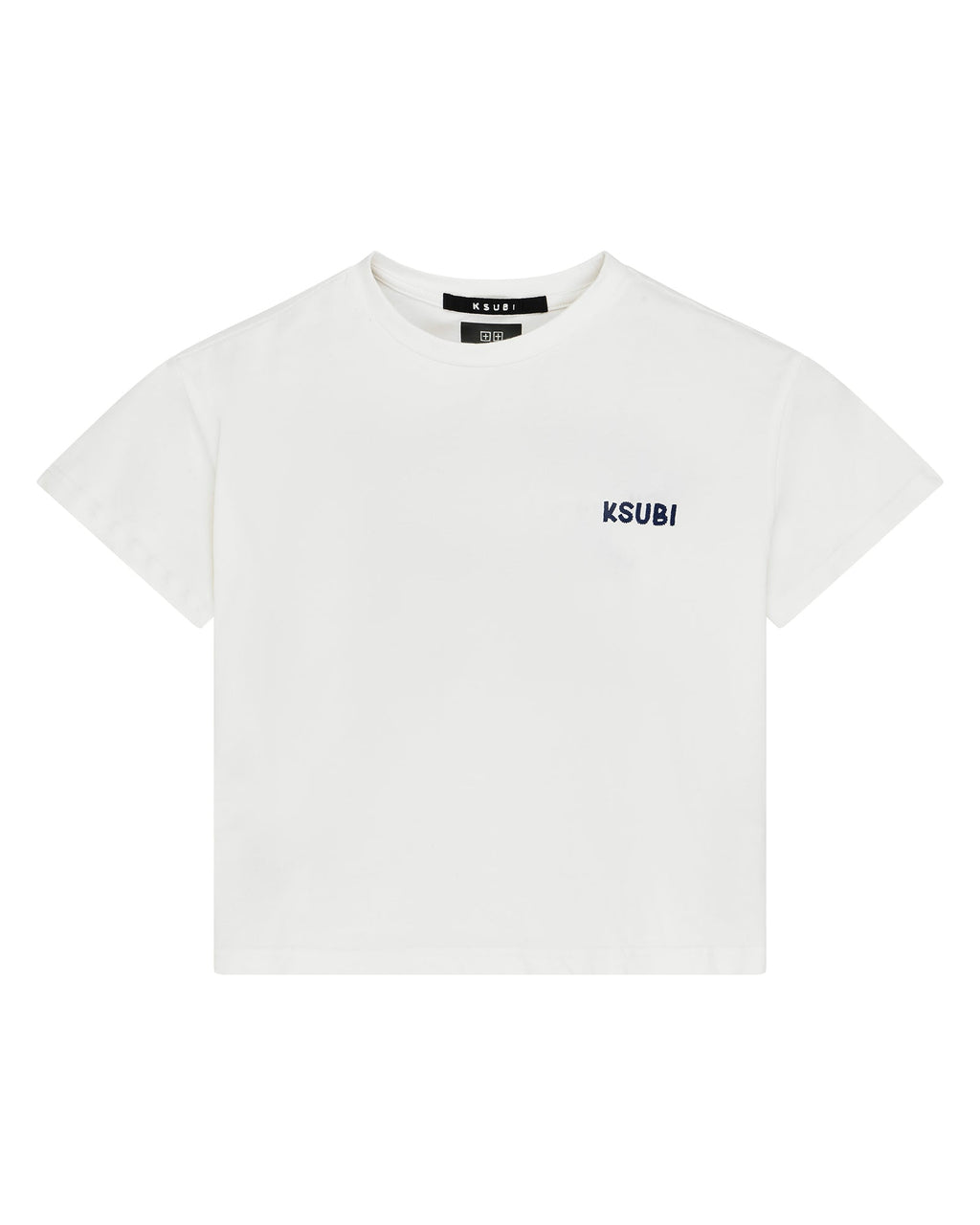 KIDS LIL MEKANIK BIGGIE SS TEE WHITE BLUE TEES