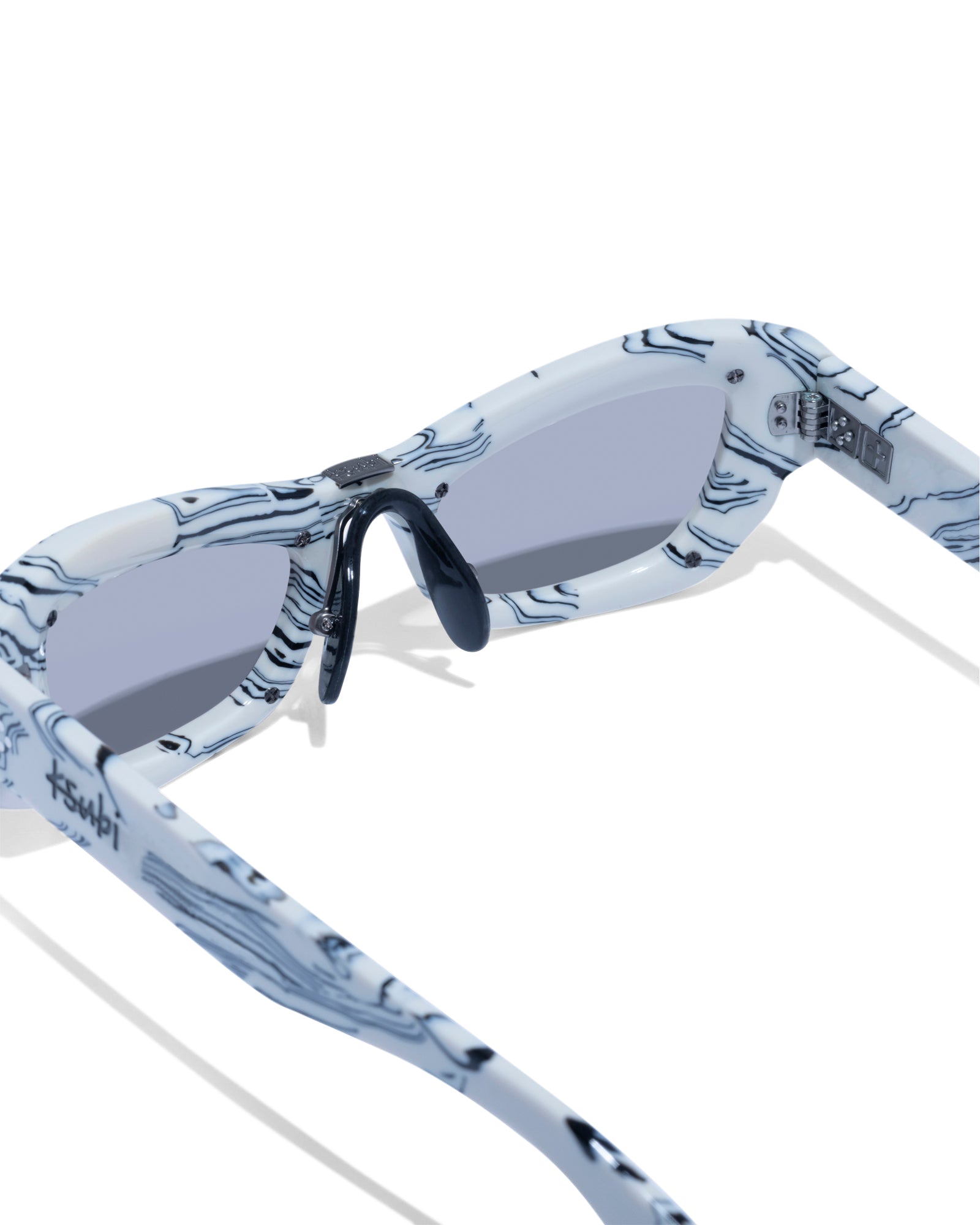  CYPHER SUNGLASSES WHITE MARBLE EYEWEAR