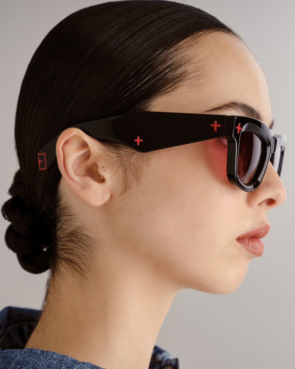 Goodsen Sunglasses Black Red Eyewear - Black