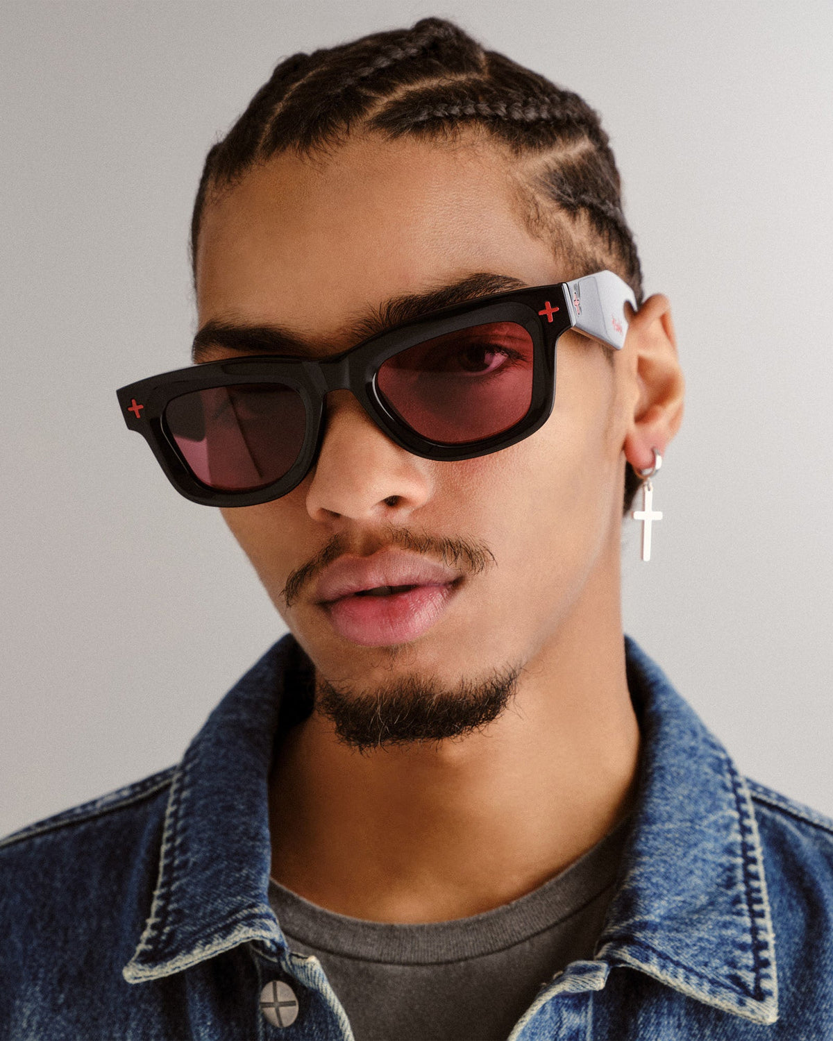 Goodsen Sunglasses Black Red Eyewear - Black