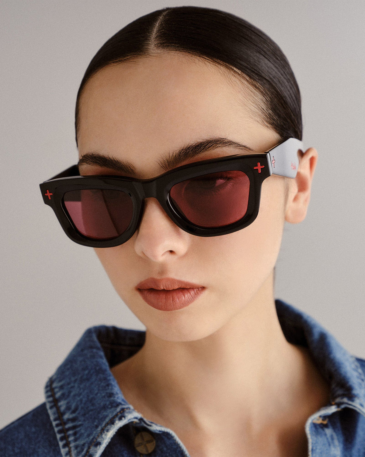 Goodsen Sunglasses Black Red Eyewear - Black