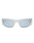 SLOANE SUNGLASSES METALLIC CHROME EYEWEAR