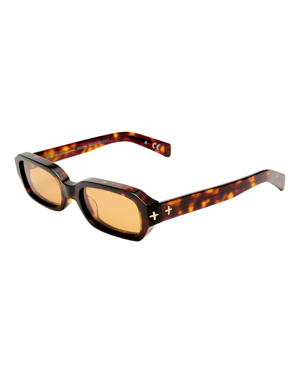 THE SEVEN SEVENS OLD SKOOL TORT AMBER TINT EYEWEAR