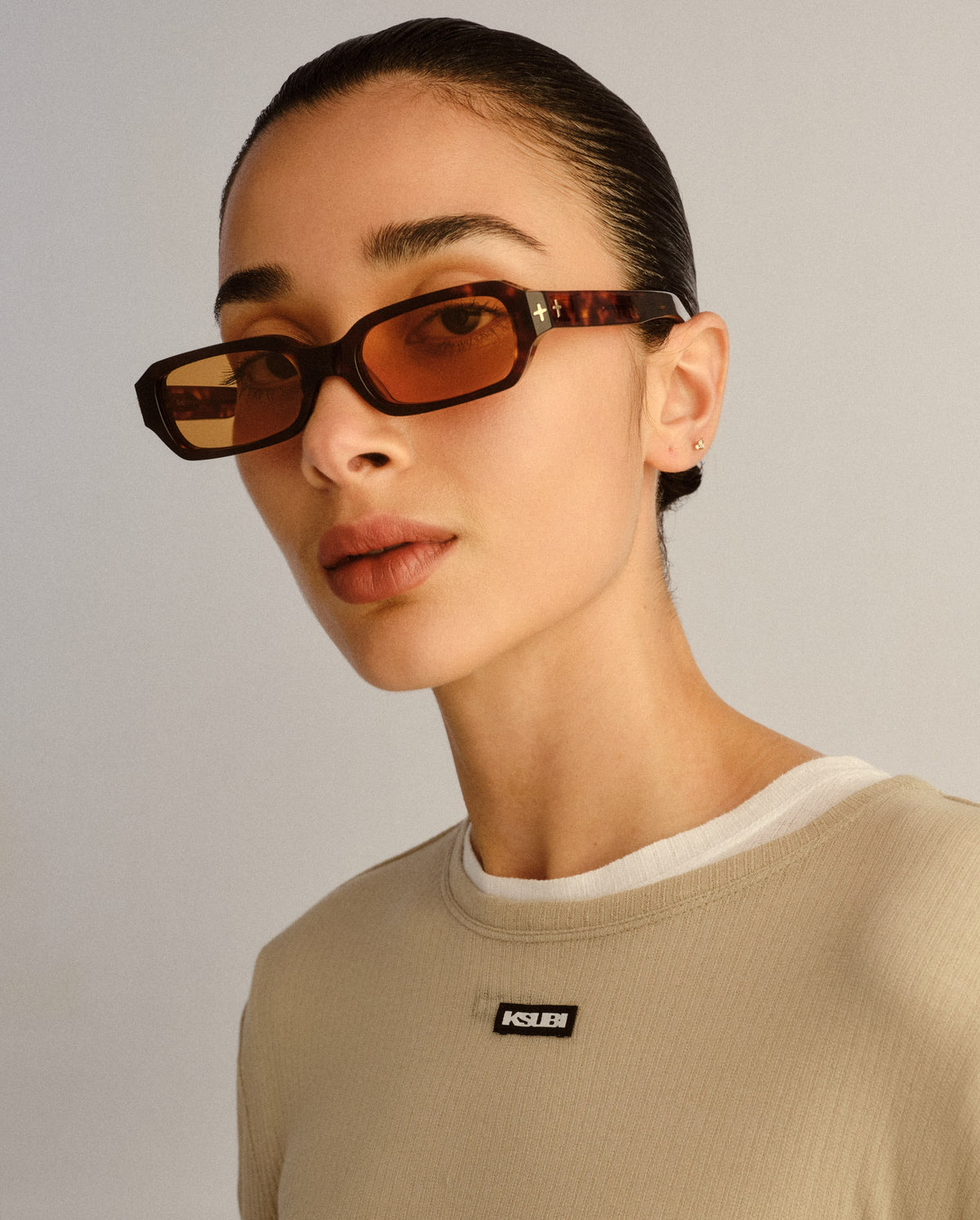 THE SEVEN SEVENS OLD SKOOL TORT AMBER TINT EYEWEAR