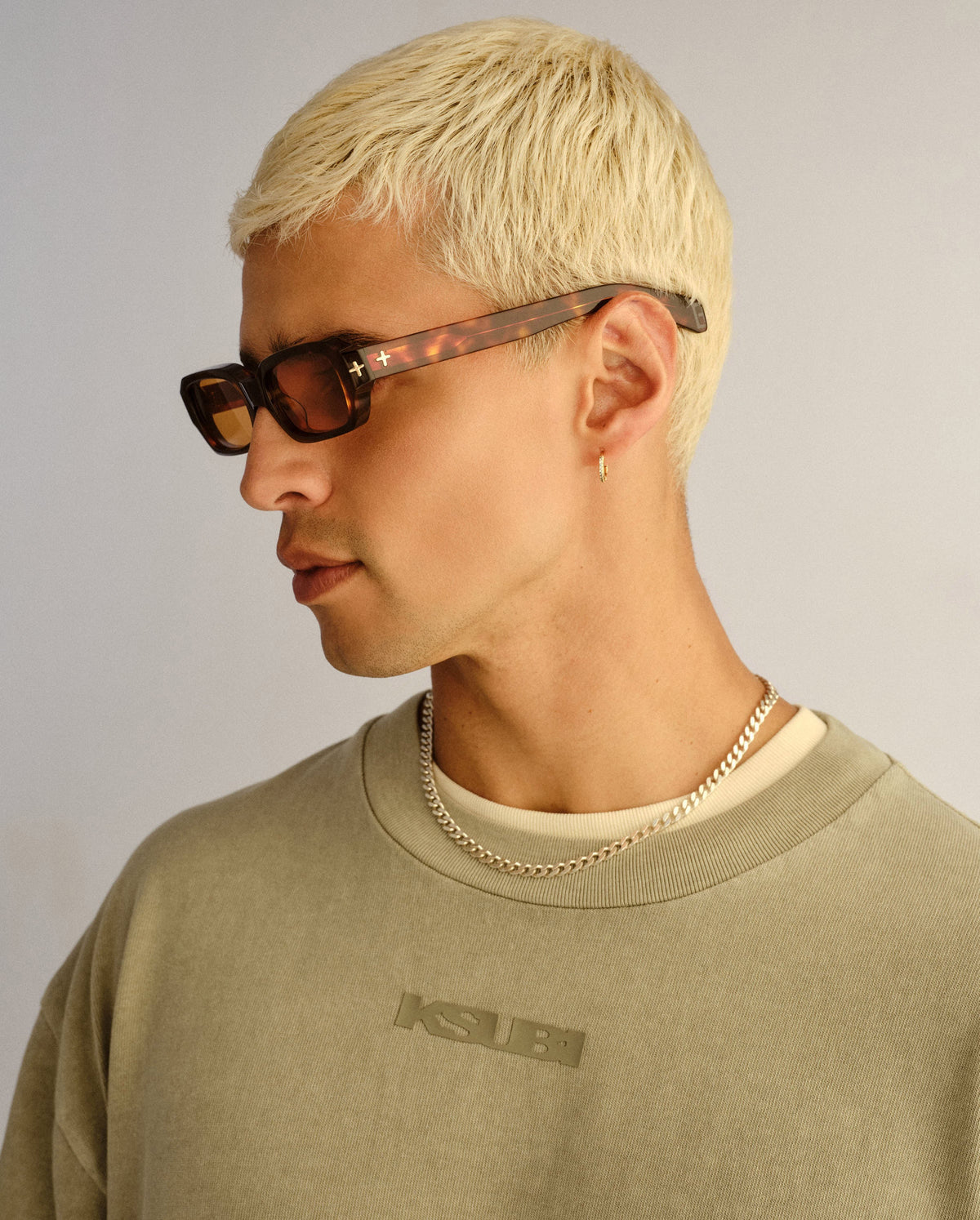 THE SEVEN SEVENS OLD SKOOL TORT AMBER TINT EYEWEAR
