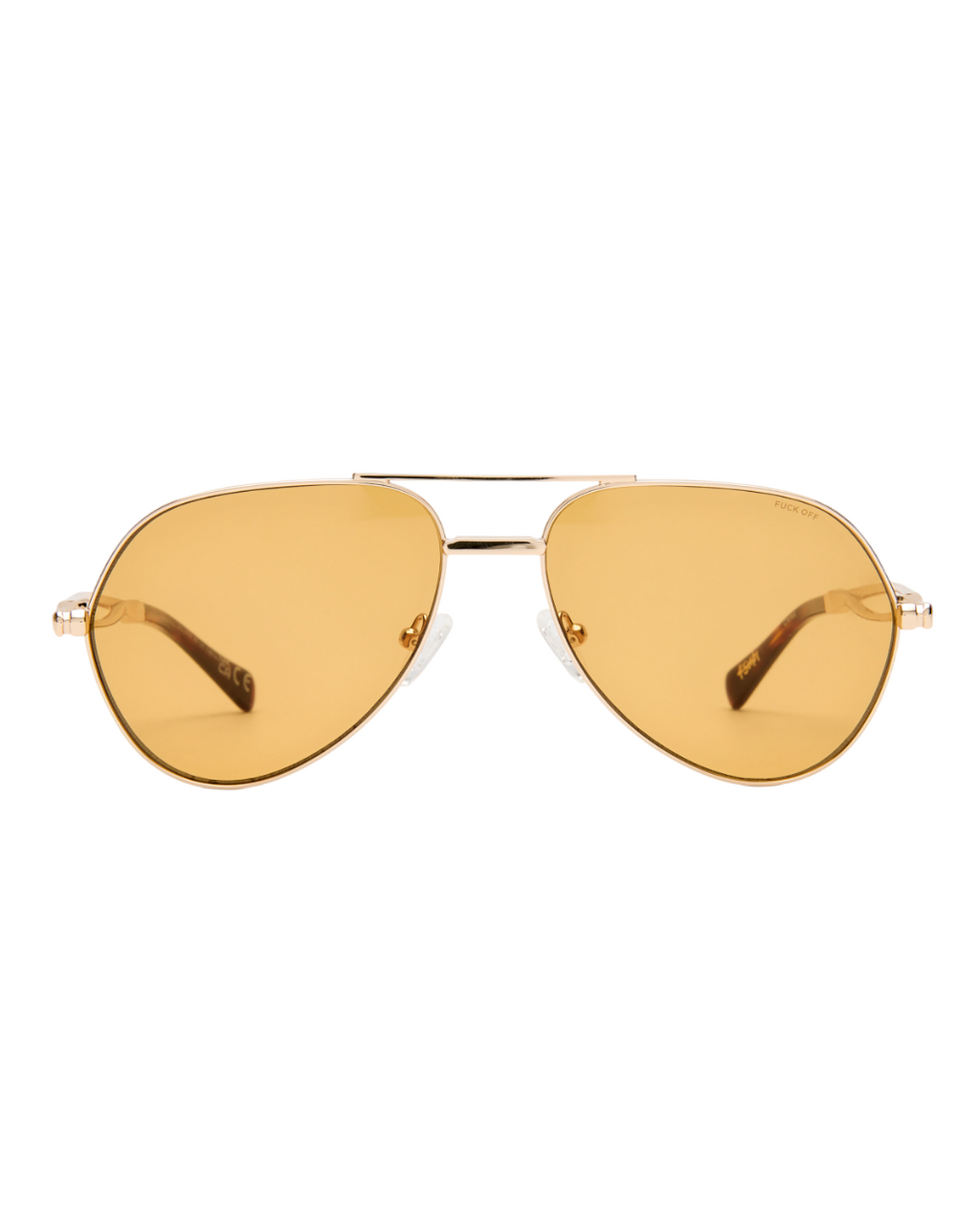 THE MONTANA SUNGLASSES GOLD AMBER EYEWEAR