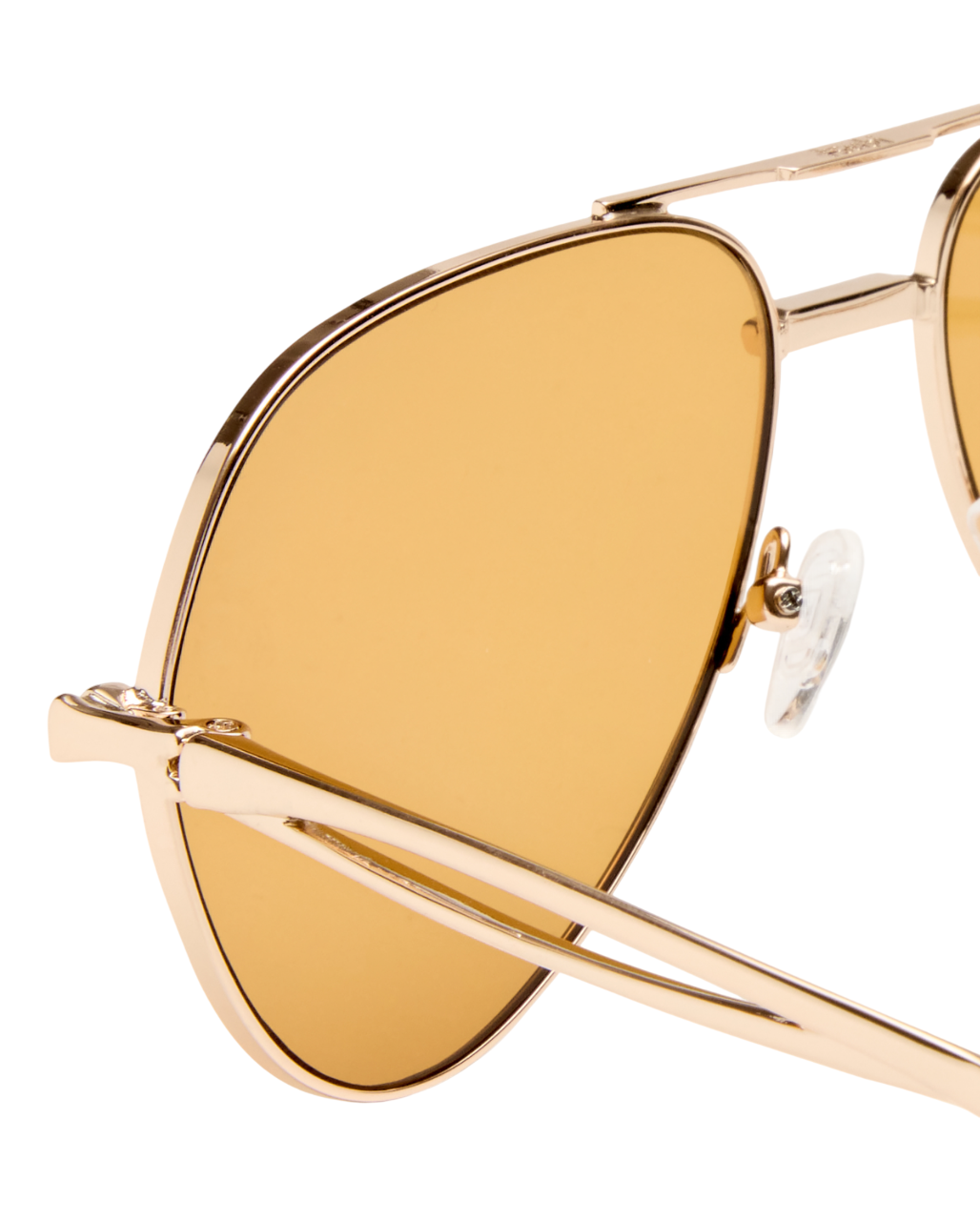 THE MONTANA SUNGLASSES GOLD AMBER EYEWEAR
