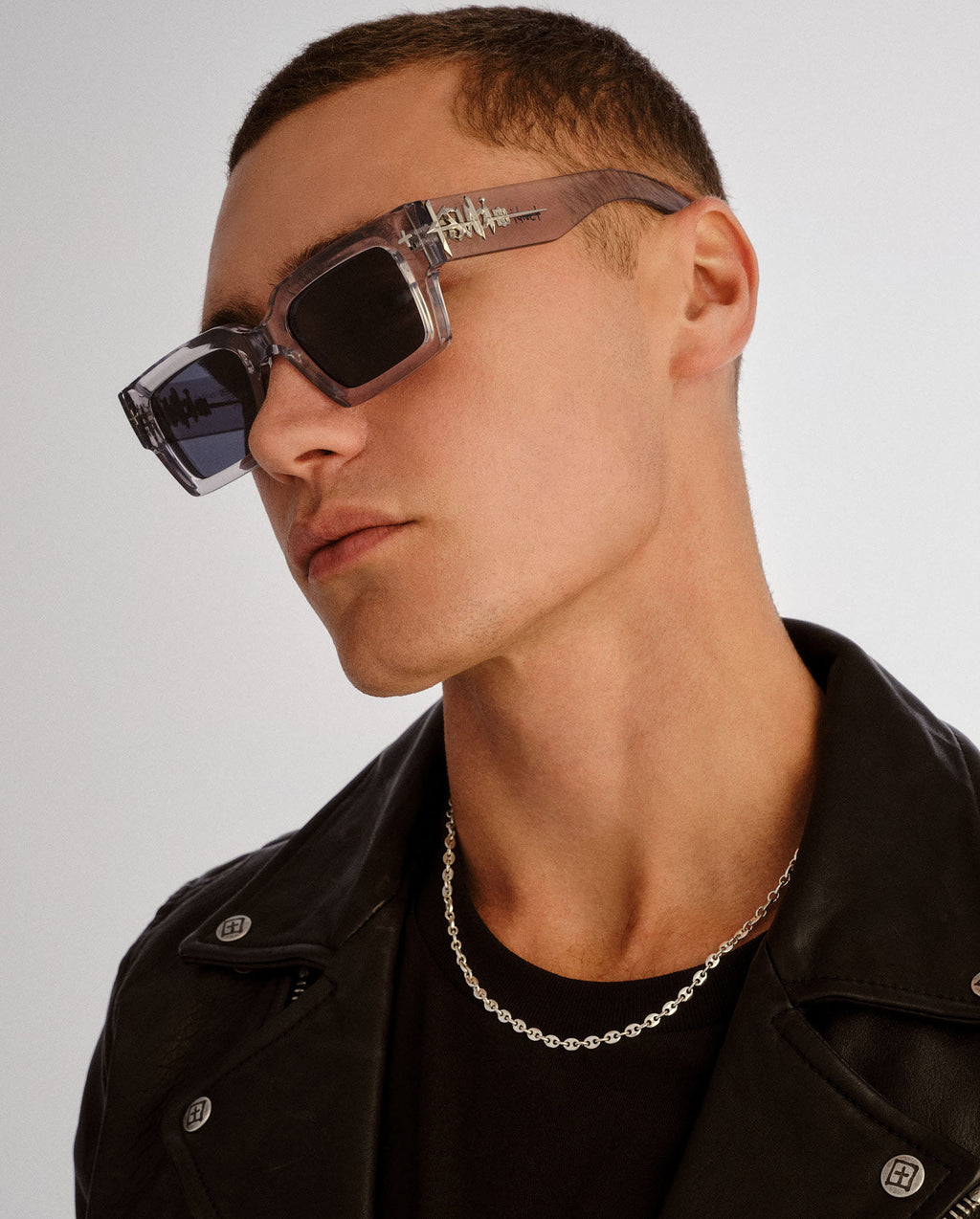 The Kingy Krystal Eyewear - Grey