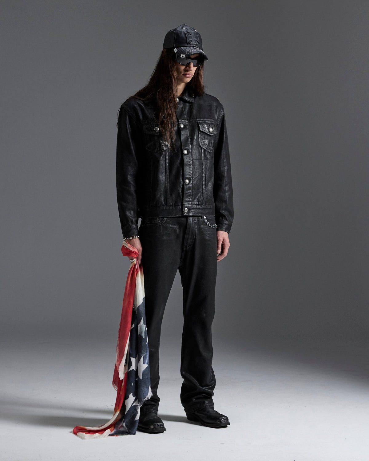 MENS KSUBI X ALICE HOLLYWOOD OH G JACKET BLACK WAX JACKETS