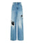 WOMENS  KSUPER SURGE TRASHED BAGGY DENIM JEANS