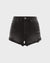 WOMENS  ROLLIN OUT SHORT TRASHED BLACK RELAXED WALKSHORTS