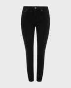 WOMENS SPRAY ON JET BLACK DENIM JEANS