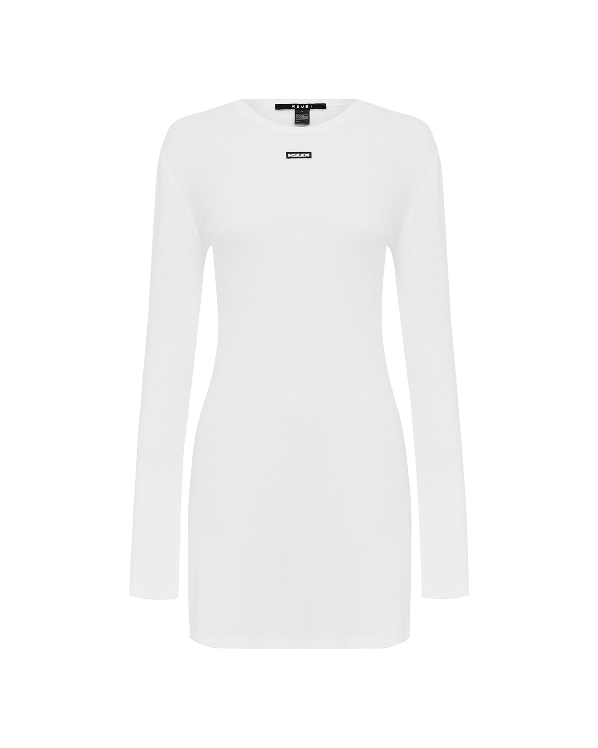 CRAWFORD LS MINI DRESS WHITE