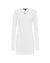 WOMENS  CRAWFORD LS MINI DRESS WHITE FITTED DRESSES