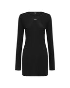 WOMENS CRAWFORD LS MINI DRESS BLACK DRESSES