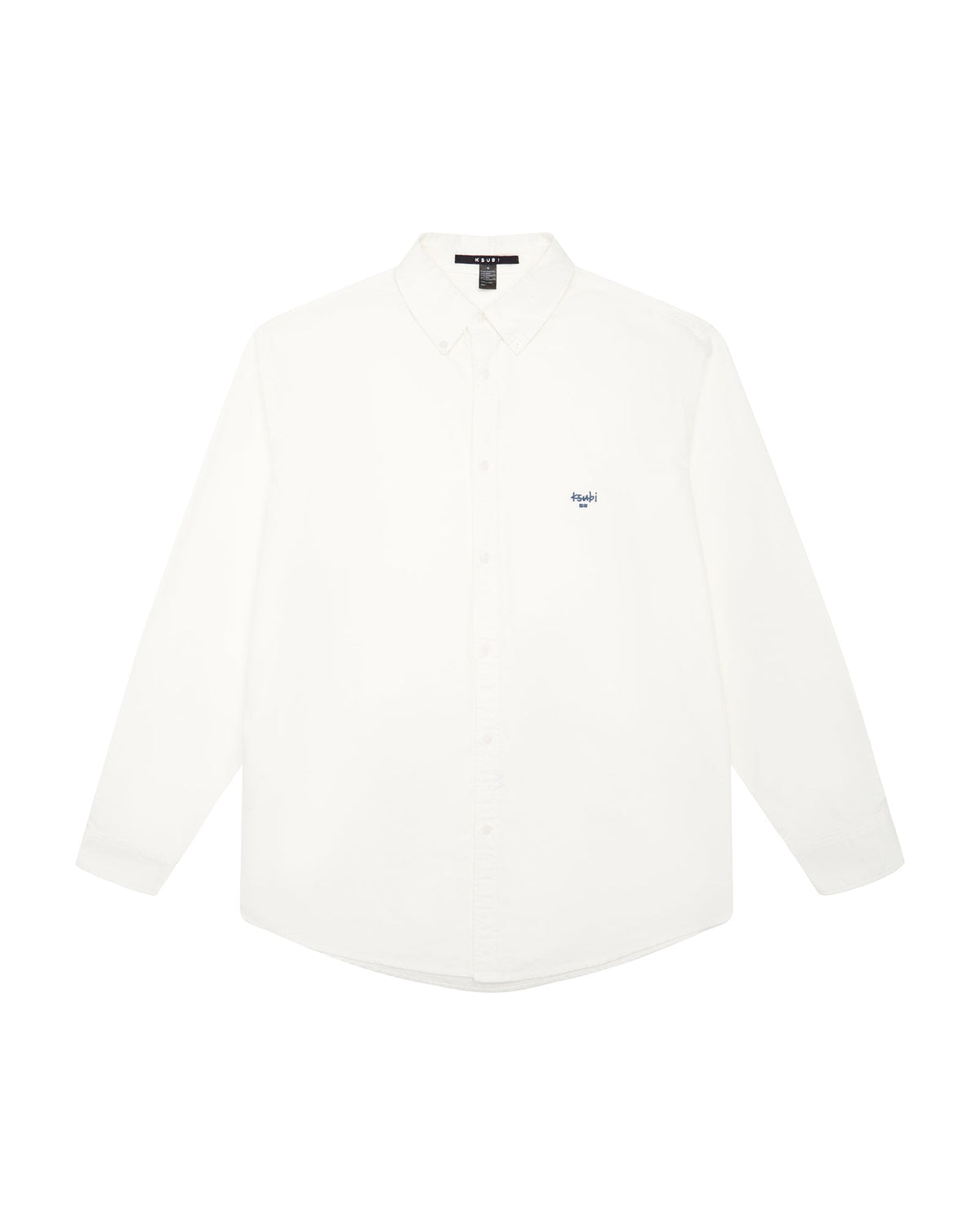 KSIGNATURE BUTTON DOWN LS SHIRT WHITE