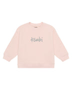 Kids 1999 Lil Biggie Crew Magnolia Oversized Fleece - Pink