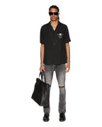 MENS LOCK UP RESORT SS SHIRT BLACK SHIRTS
