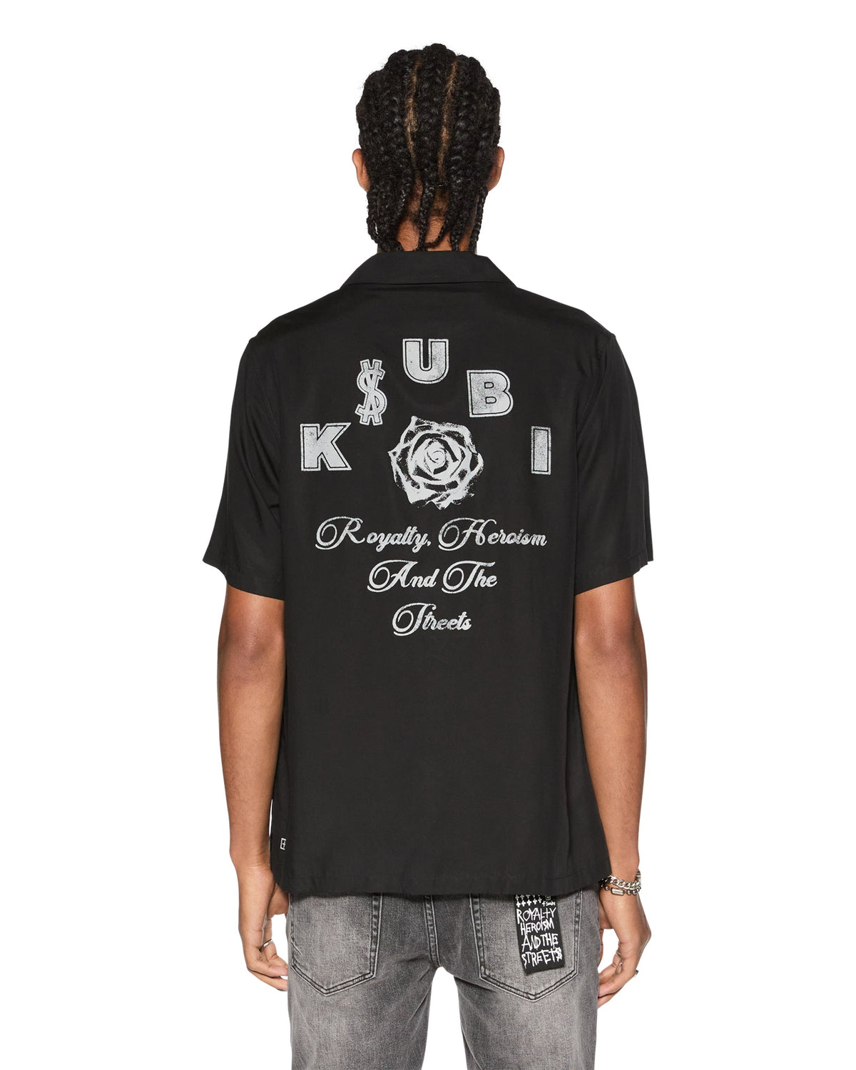 MENS LOCK UP RESORT SS SHIRT BLACK SHIRTS
