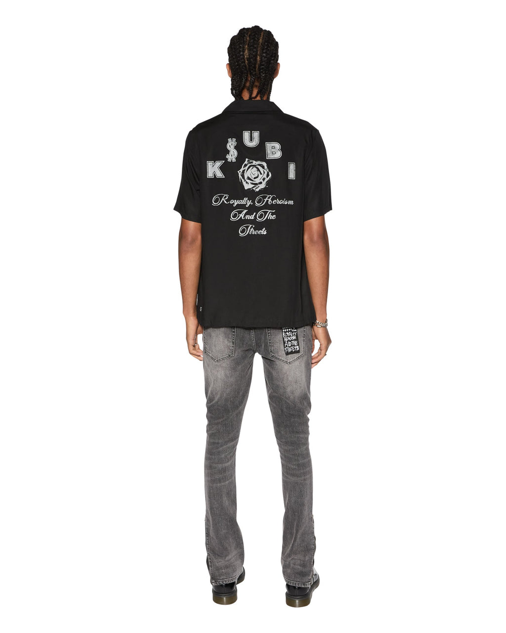 MENS LOCK UP RESORT SS SHIRT BLACK SHIRTS