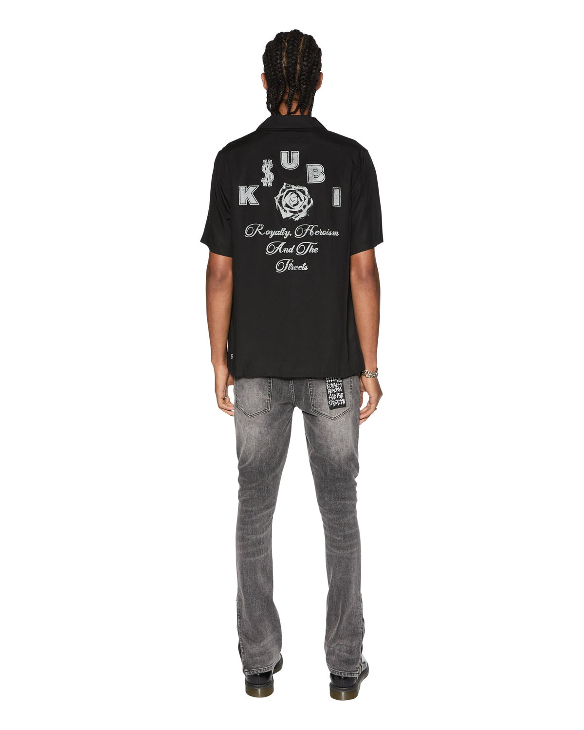 MENS LOCK UP RESORT SS SHIRT BLACK SHIRTS