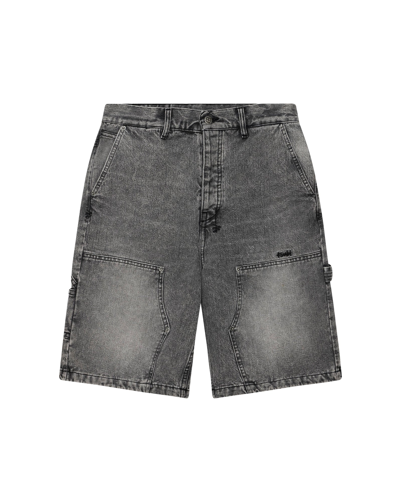 MENS  MAXX OPERATOR SHORT SMOKE RELAXED WALKSHORTS