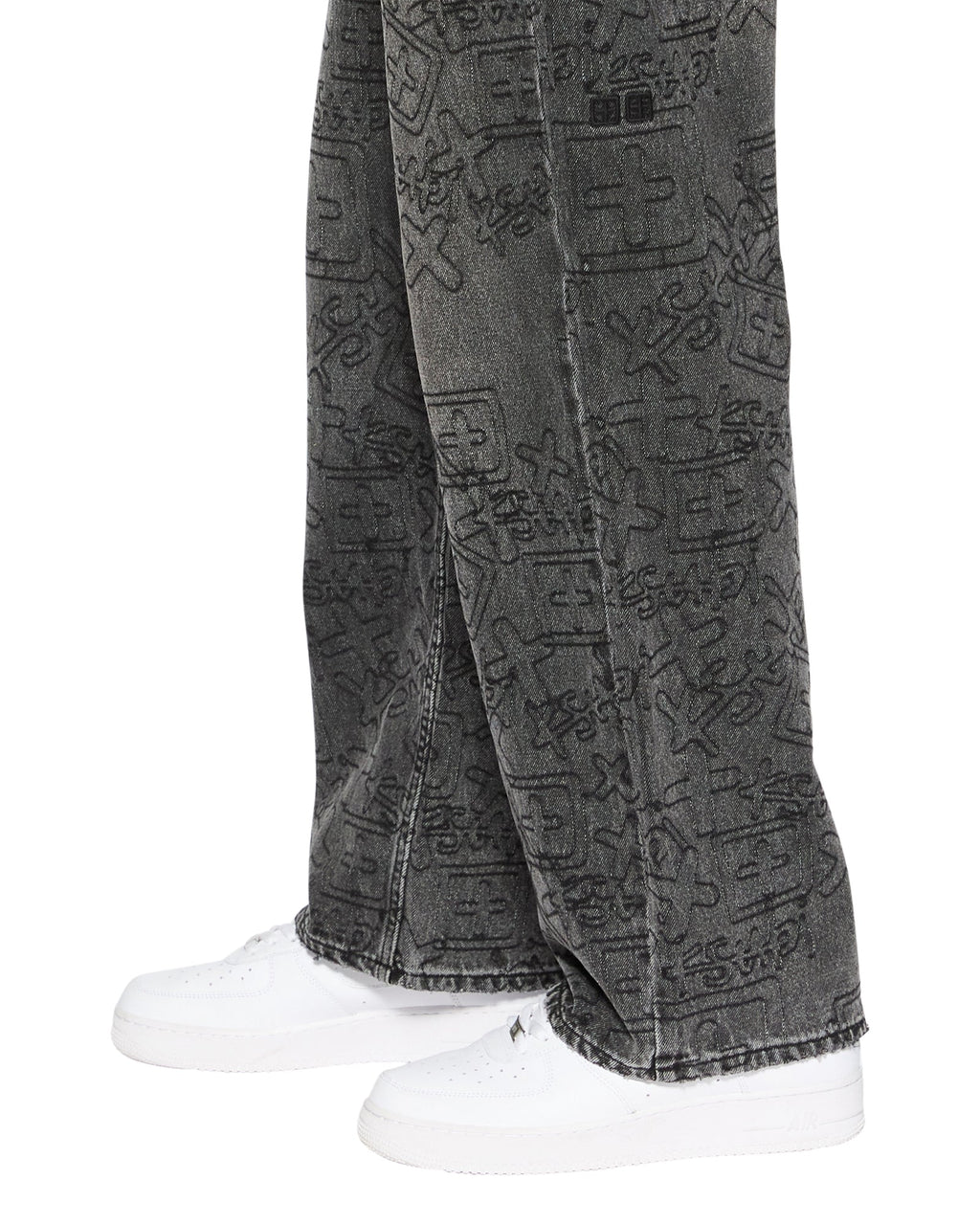 MENS MAXX STENCIL STITCH DENIM JEANS