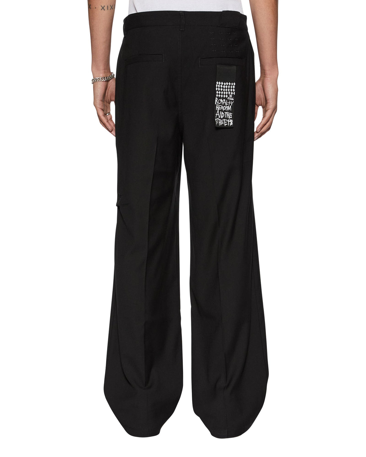 MENS MELROSE SUIT PANT BLACK PANTS