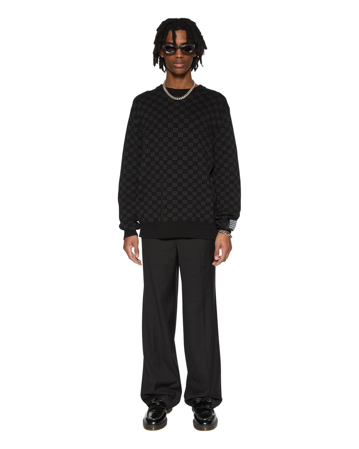 MENS MELROSE SUIT PANT BLACK PANTS