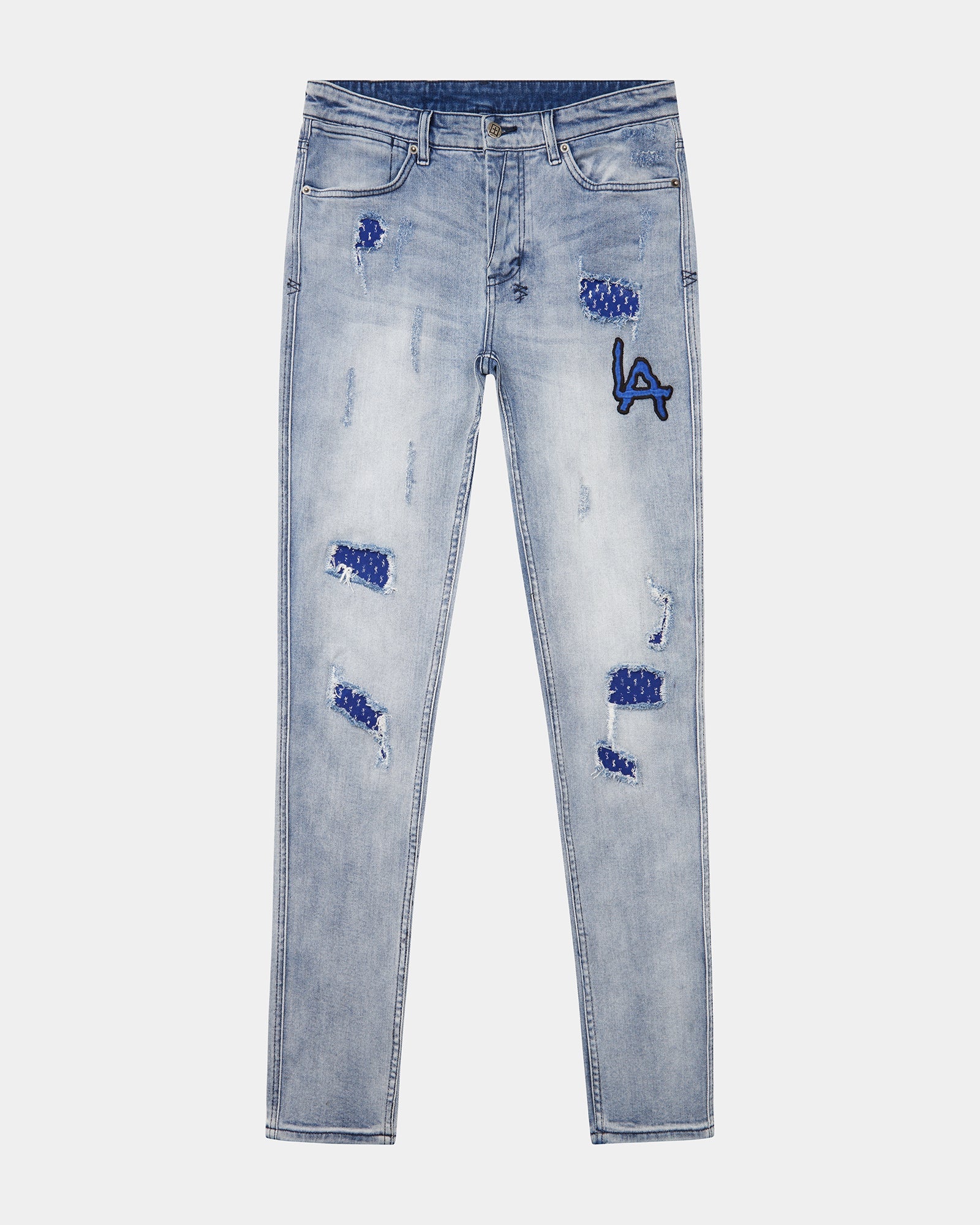 MENS  VAN WINKLE LA TRASHED DREAMS SKINNY DENIM JEANS