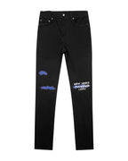 MENS CHITCH NYC LAID BLACK DENIM JEANS