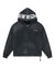 MENS  ACE EKCESS ZIP THRU HOODIE BLACK FADE OVERSIZED FLEECE