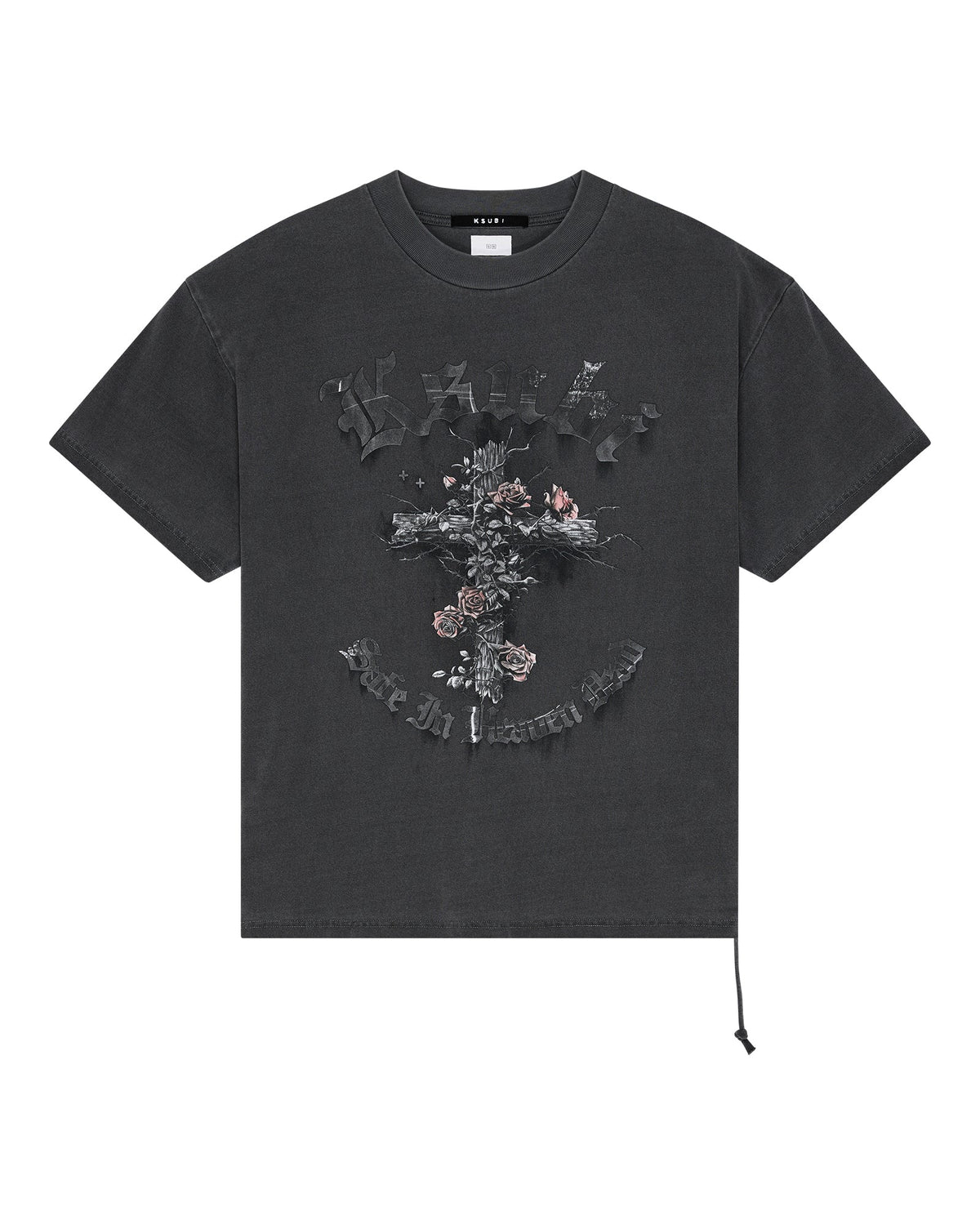 MENS THORNED EKCESS SS TEE CHARCOAL TEES