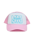 MIAMI AND THE STREETS TRUCKER CAP PINK